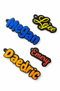 Personalized 3D Name Keychain (2-Tone Layered)