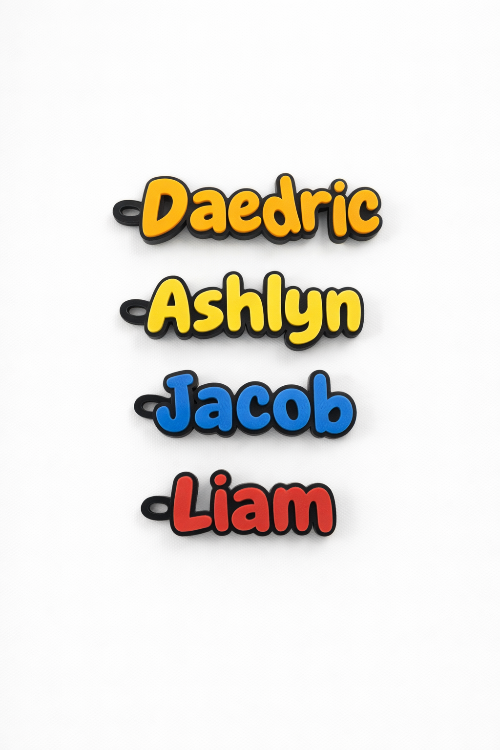 Personalized 3D Name Keychain (2-Tone Layered)