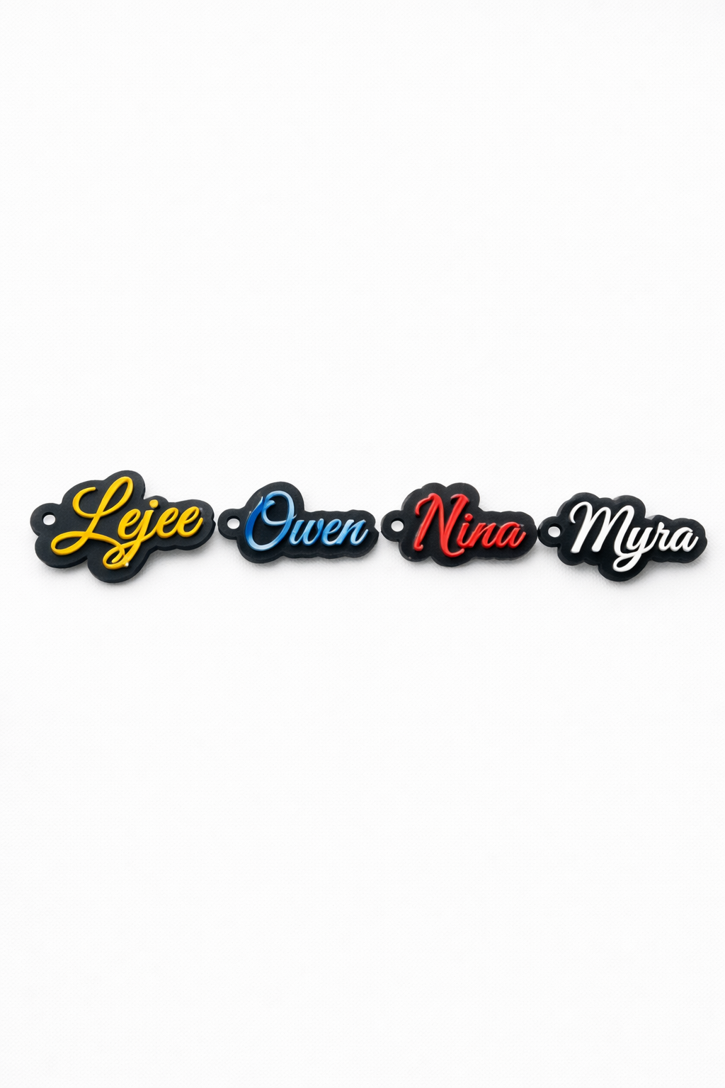 Personalized 3D Name Keychain (2-Tone Layered)